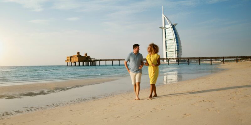 Strandabschnitt am Burj Al Arab, Dubai