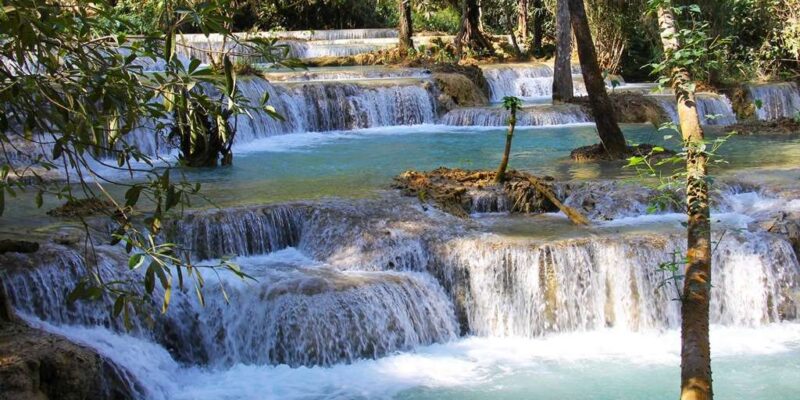 Kuangsi-Wasserfall, Lao