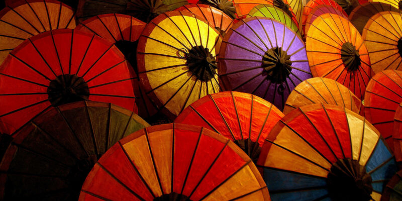 Nachtmarkt Luang Prabang, Laos