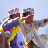 Oman, Kinder in Traditionellen Tracht