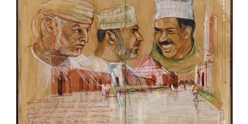 Urban-Sketching Tour durch den Oman 2023