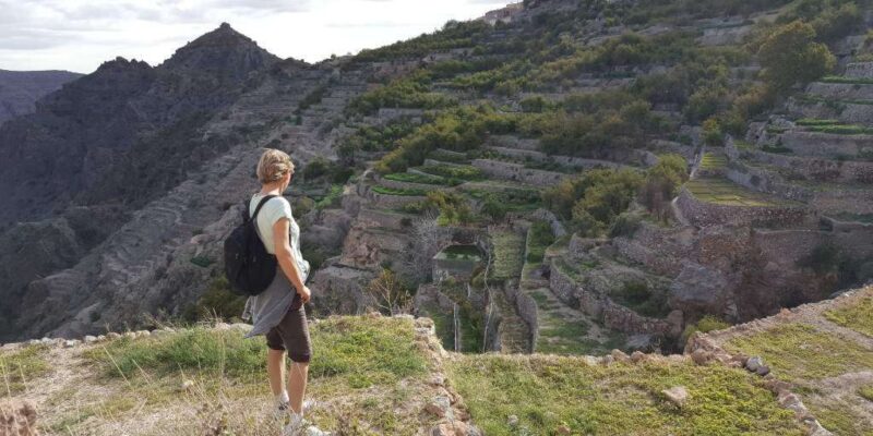 Wandern am Jebel Akhdar, Oman