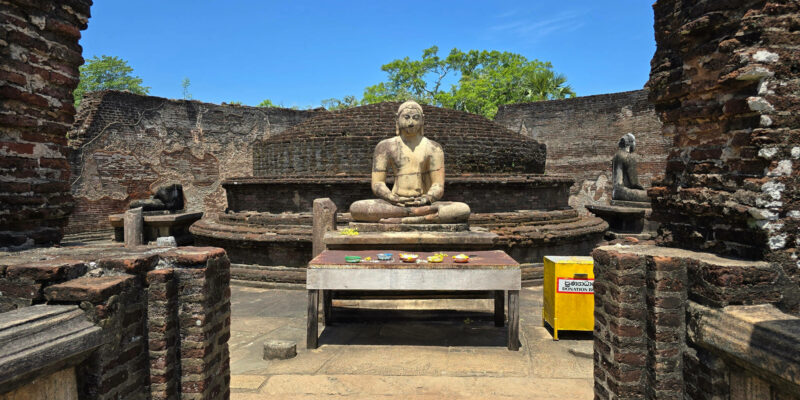 die Antike Stadt Polononarawa, Vatadage, Sri Lanka