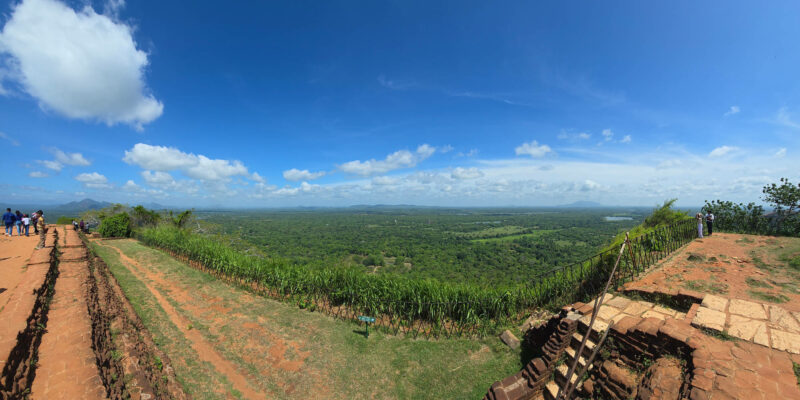 Blick vom Sigiriya Felsen, Sri Lanka
