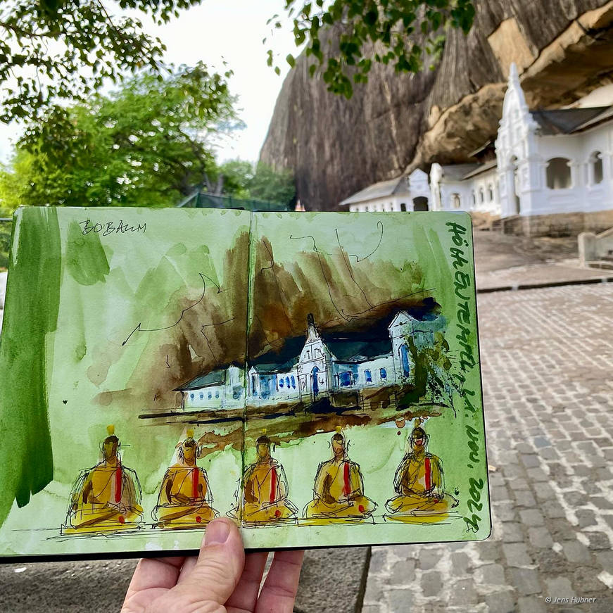 Dambulla Höhlentempel, Sri Lanka