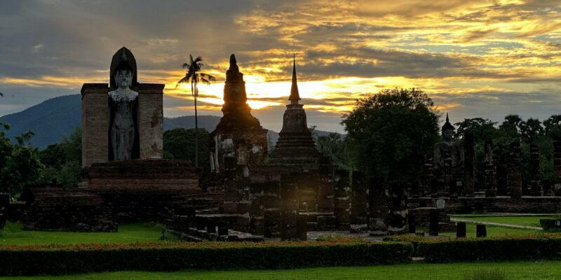 Sukhothai Tempel, Thailand